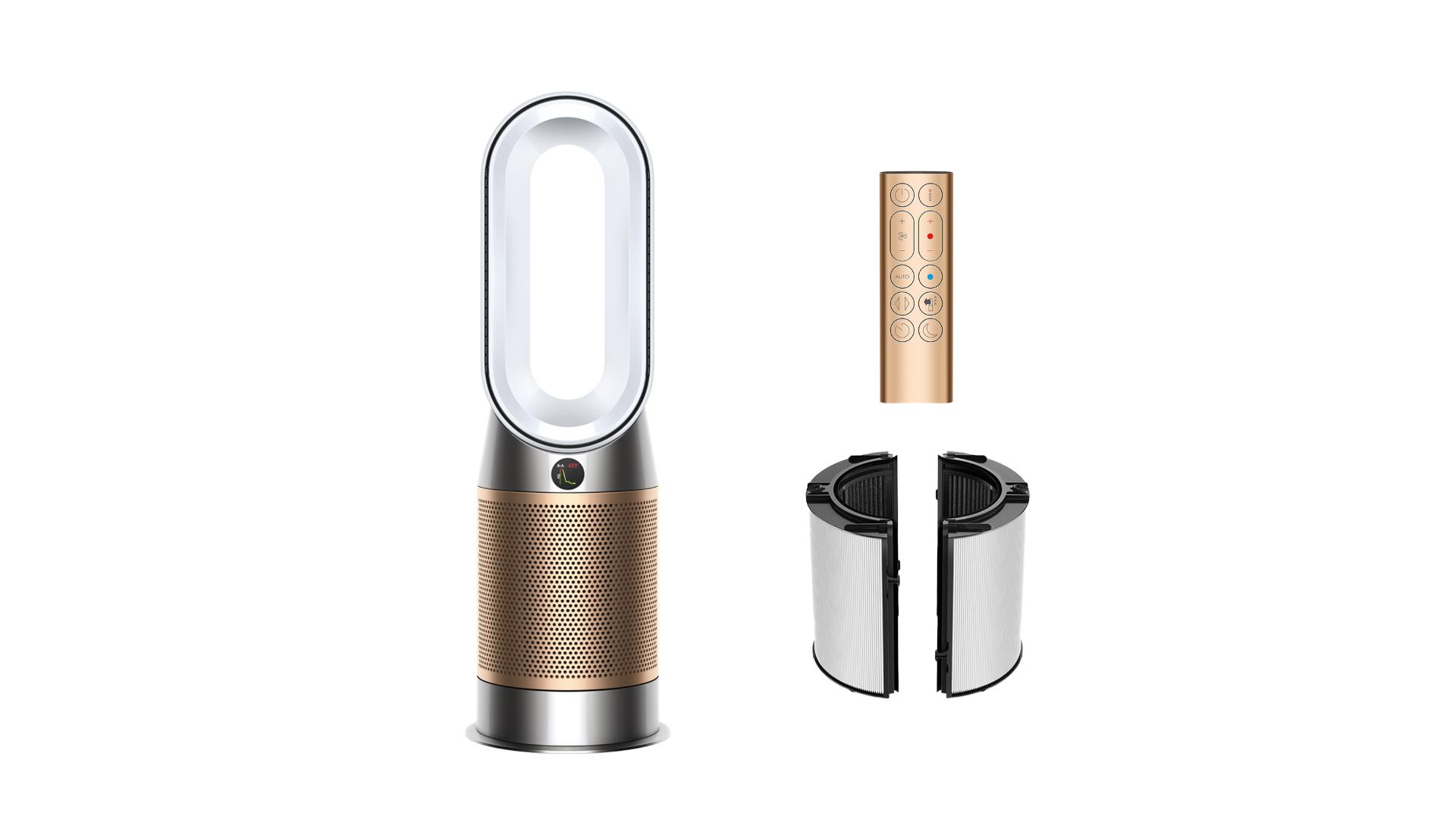 Dyson Purifier HotCool™ HP2 De-NOx Isıtıcı Özellikli Hava Temizleyici (Beyaz/Altın)