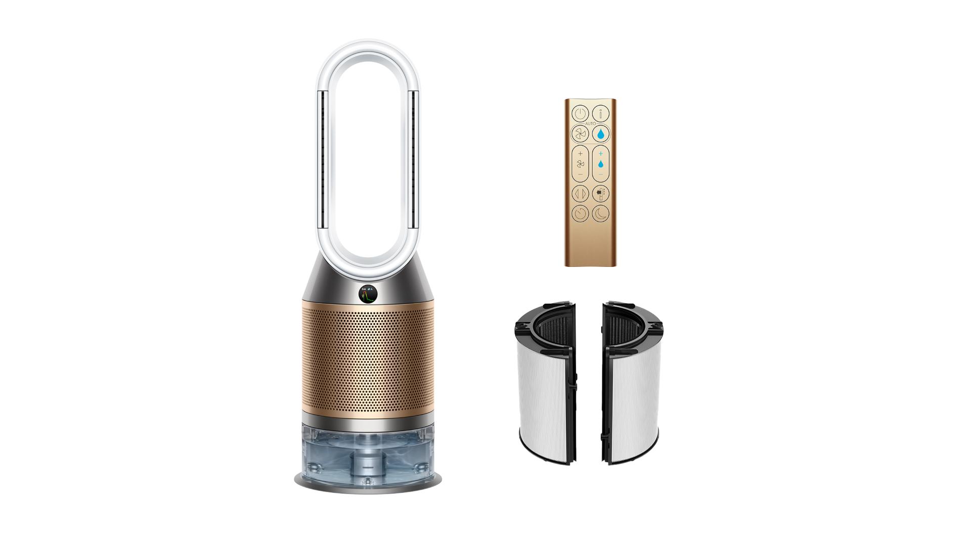 Dyson HumidifyCool™ PH2 De-NOx Nemlendirme Özellikli Hava Temizleyici (Beyaz/Altın)