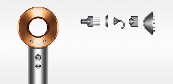 Dyson Supersonic™ saç kurutma makinesi (Nikel/Bakır)